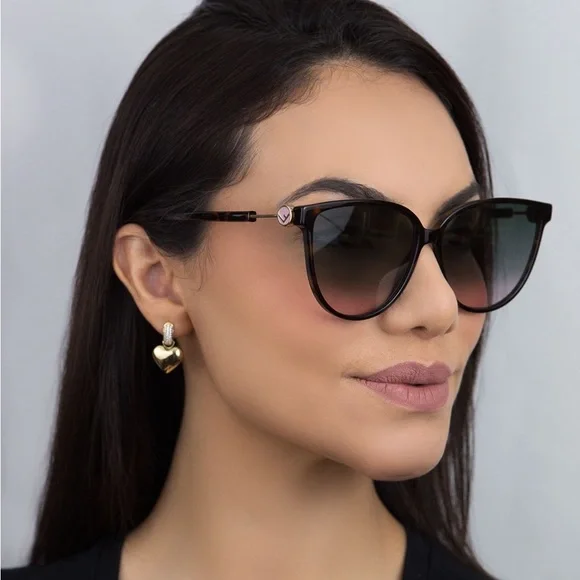 Fendi FF0412/s sunglasses Fendi Black Acetate Oversized Sunglasses - FF 0412/S  main image 3